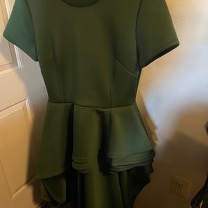 Green tiered top